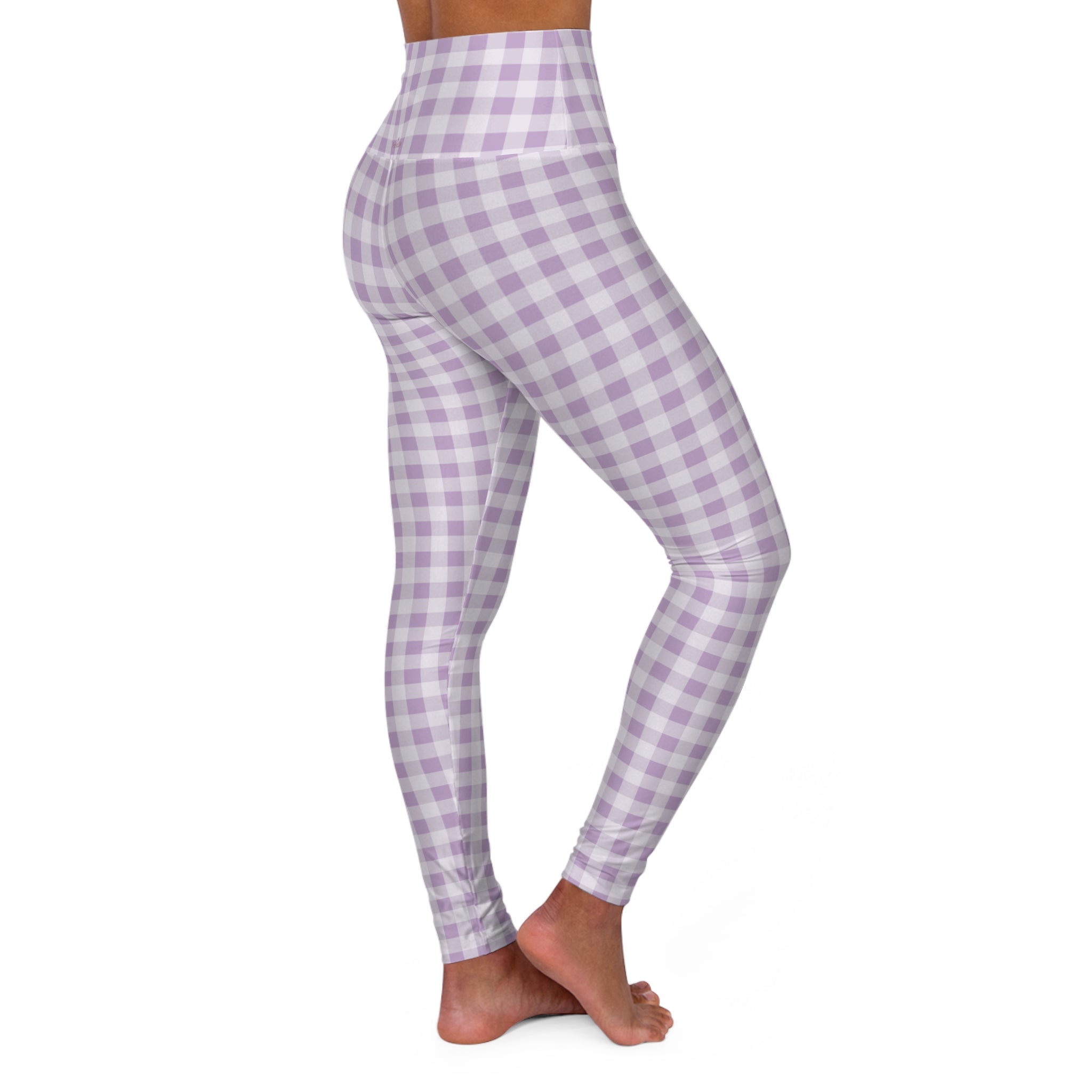 Lavender Dreams High Waisted Yoga Leggings