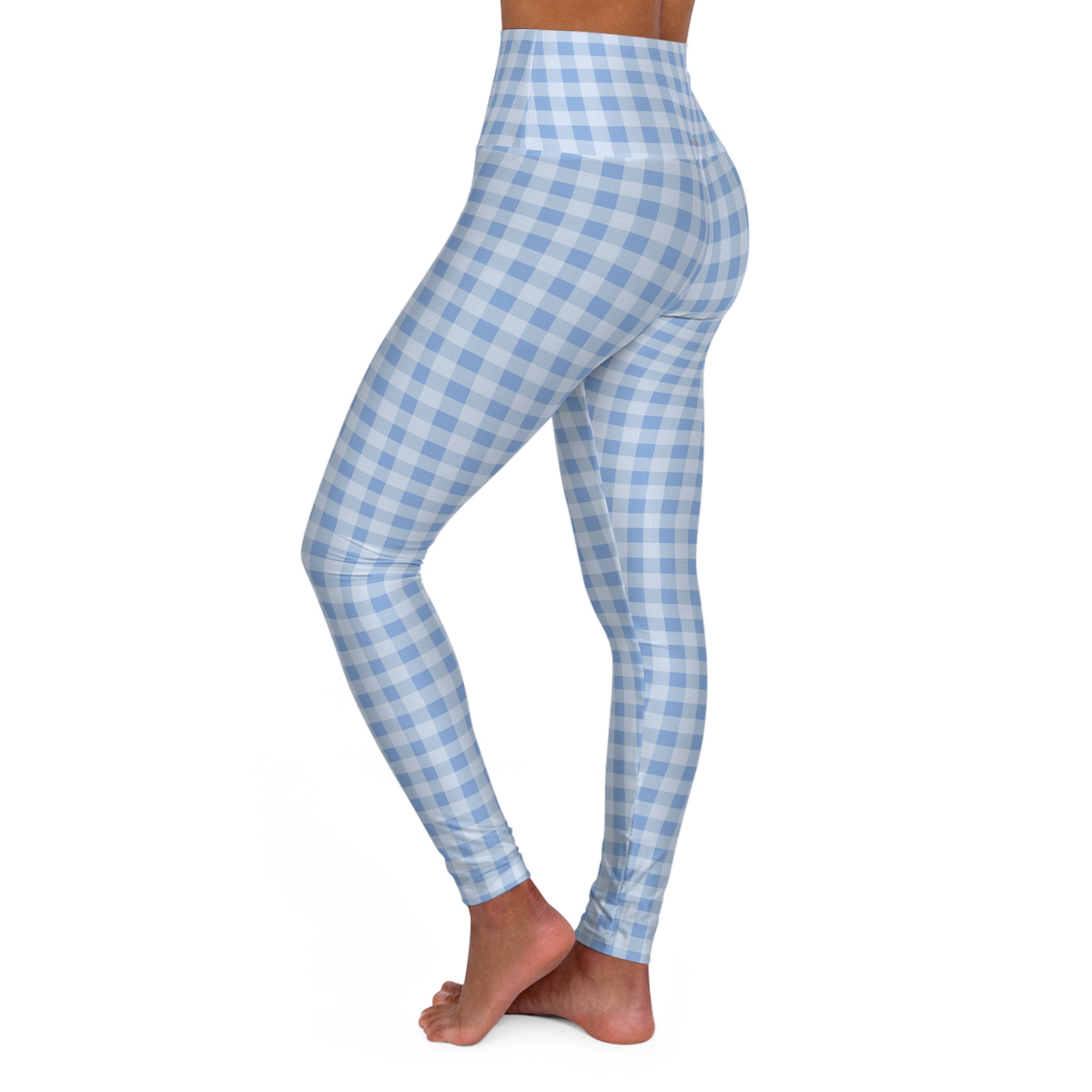 Blueberry Pie High Waisted Yoga Leggings