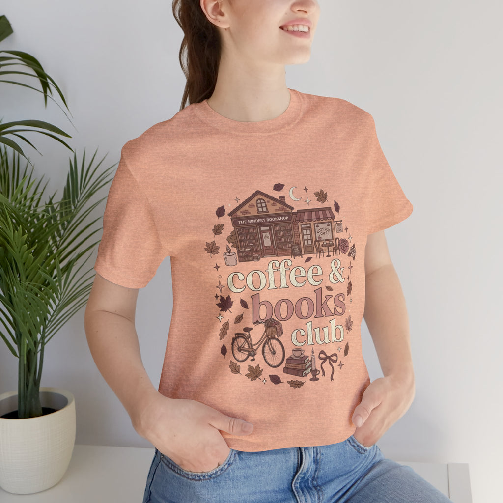 Coffee & Books Club Tee