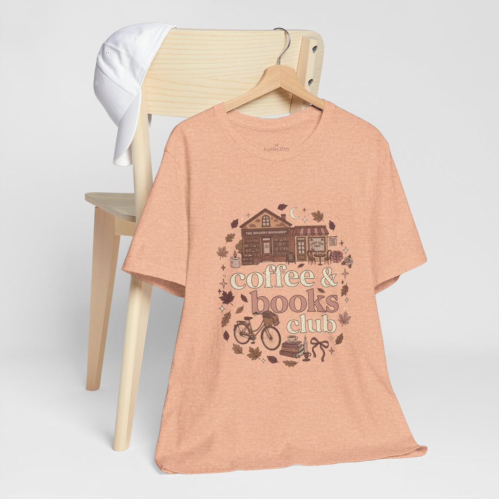 Coffee & Books Club Tee