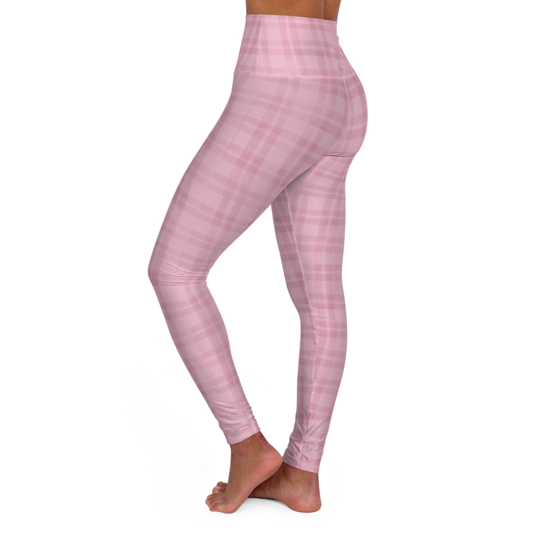 Strawberry Latte High Waisted Yoga Leggings