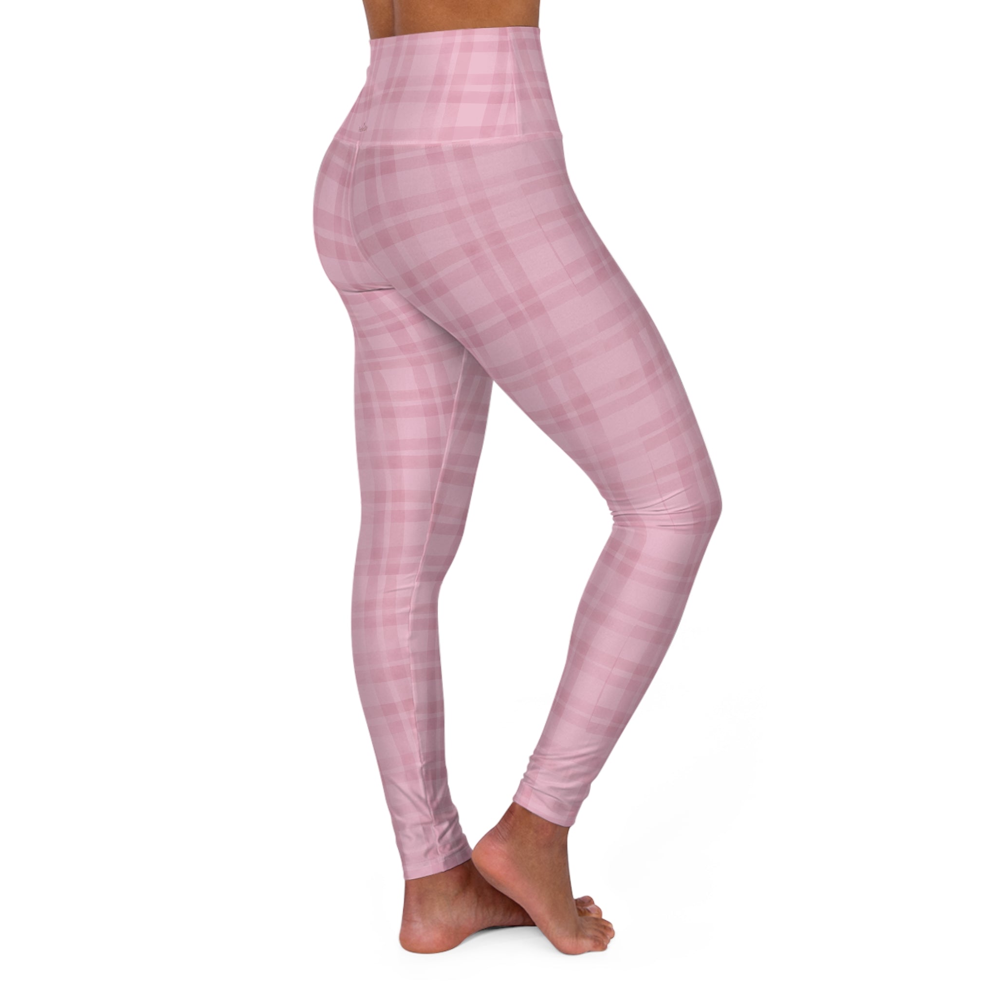 Strawberry Latte High Waisted Yoga Leggings