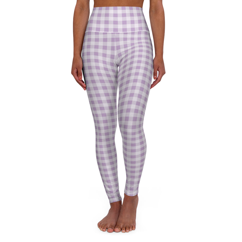 Lavender Dreams High Waisted Yoga Leggings