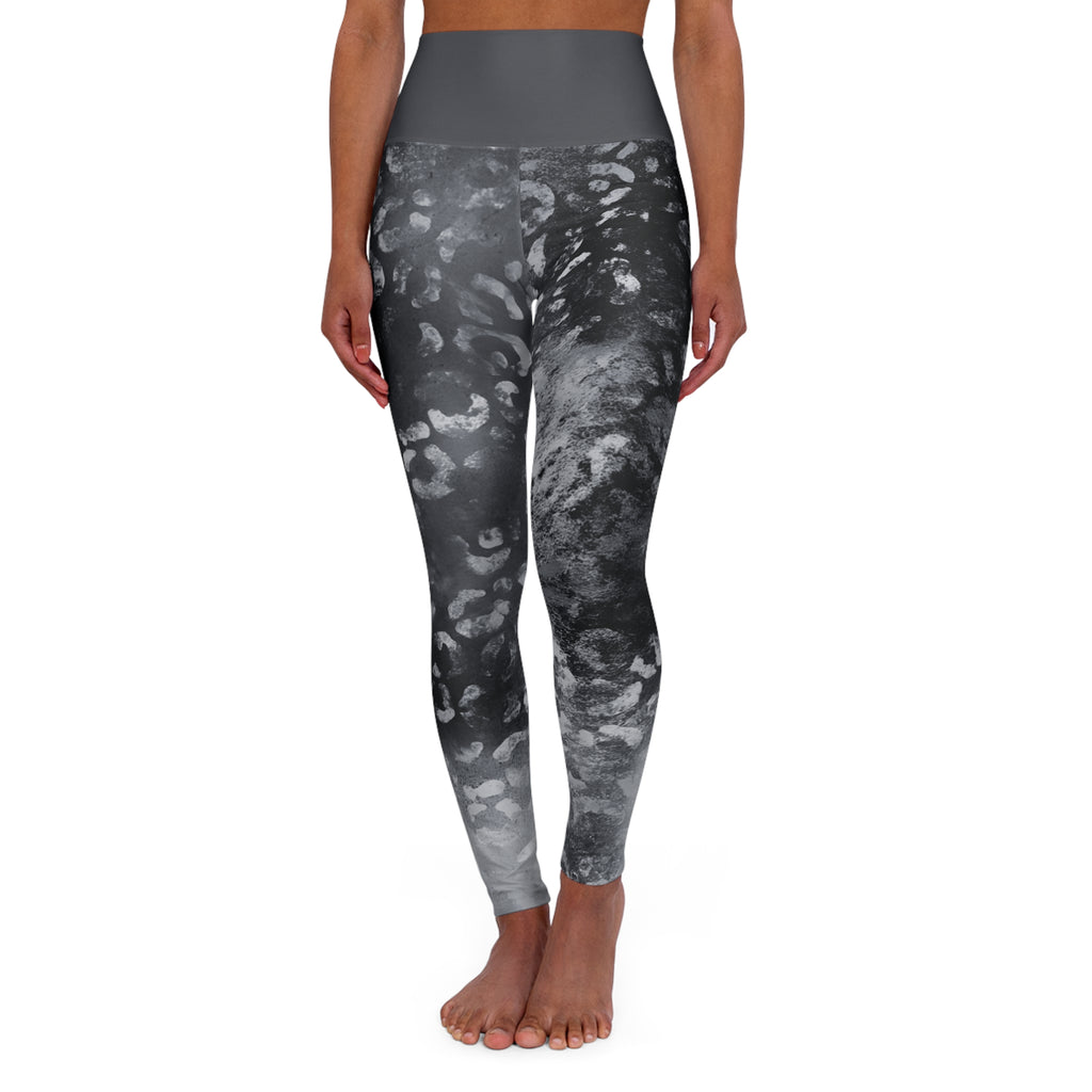 Midnight Jungle High Waisted Yoga Leggings