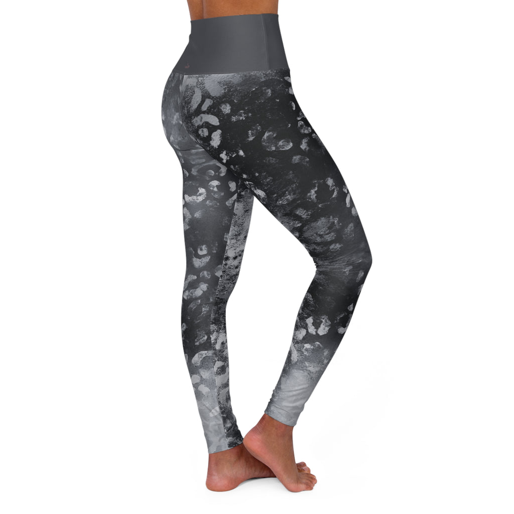 Midnight Jungle High Waisted Yoga Leggings
