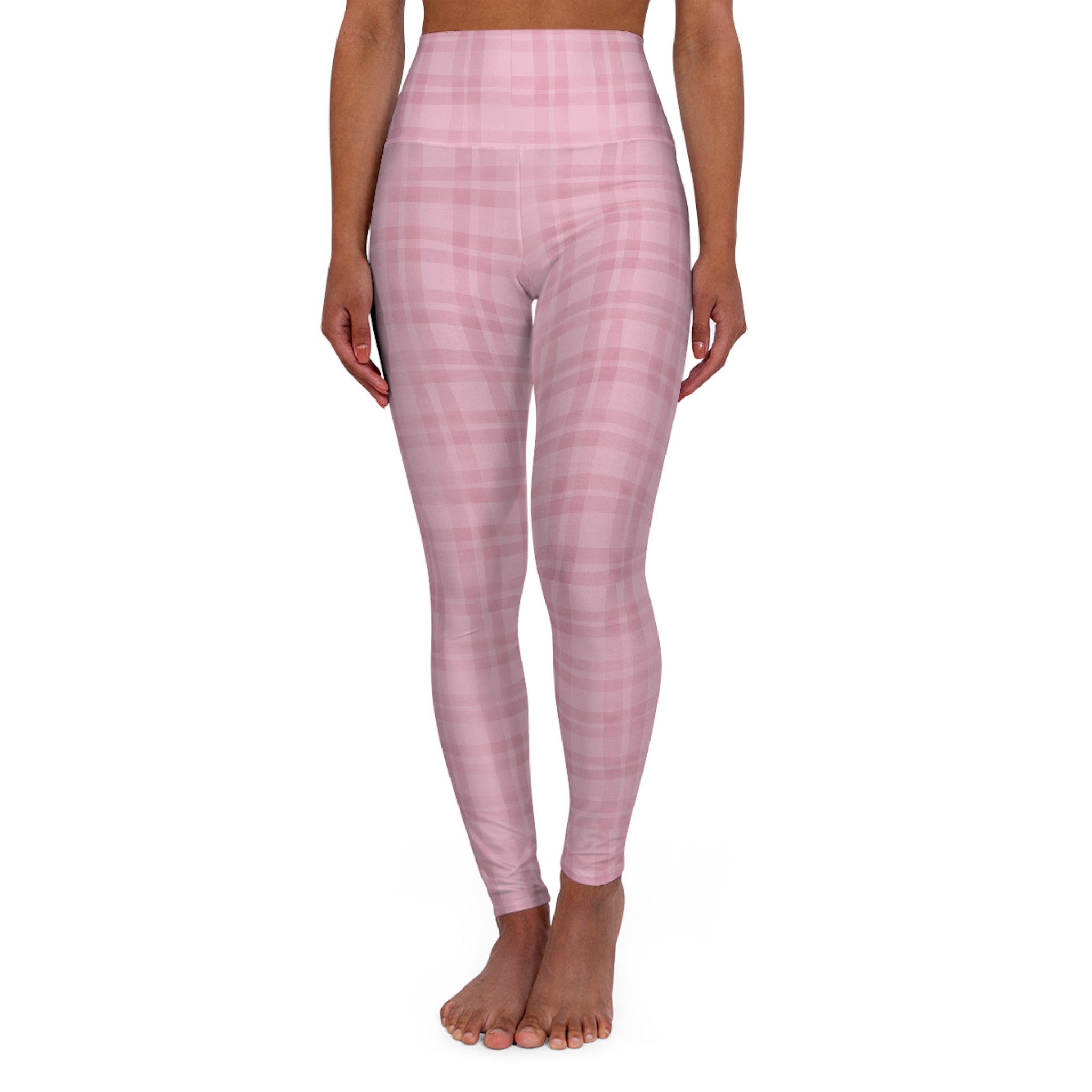 Strawberry Latte High Waisted Yoga Leggings