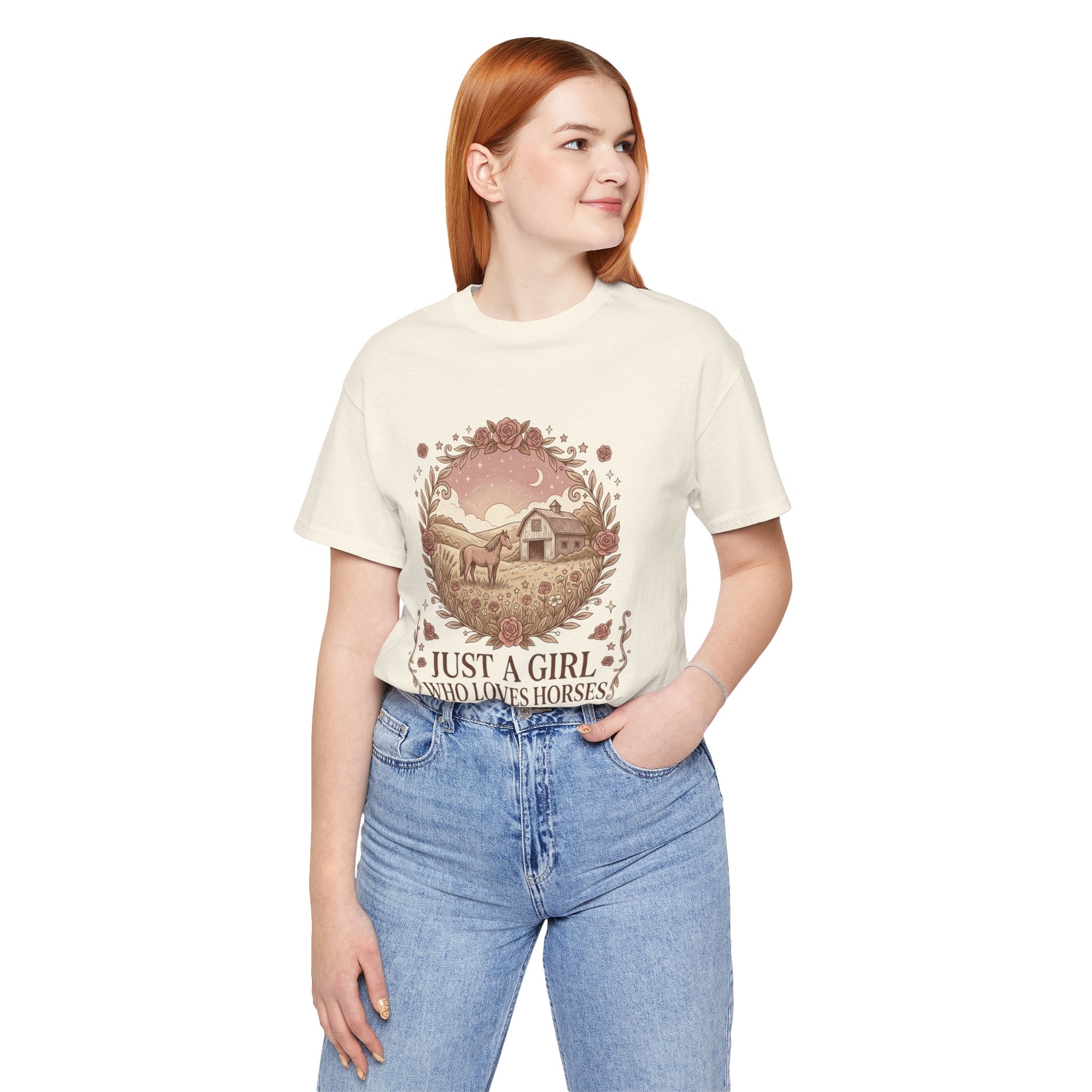 Just a Girl Who Loves Horses Tee