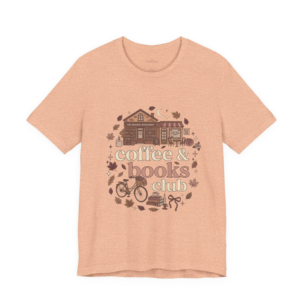 Coffee & Books Club Tee