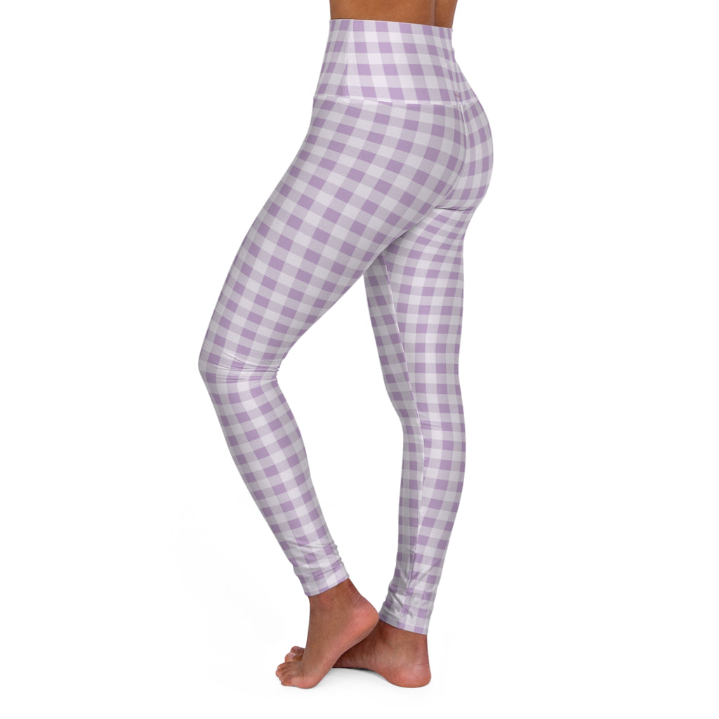 Lavender Dreams High Waisted Yoga Leggings